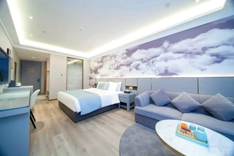 Bedroom 4, Nanjing Lishui High-speed Railway Station Lan'ou International Hotel, Nanjing