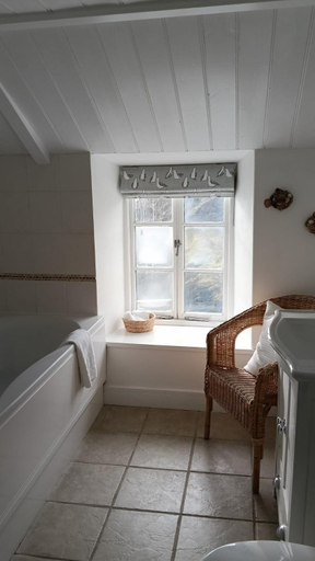 Bedroom, Lugger Hotel, Cornwall