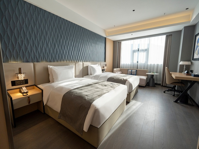 Bedroom 2, Lianyungang Zaihai Yifang Park Lan'ou International Hotel, Lianyungang
