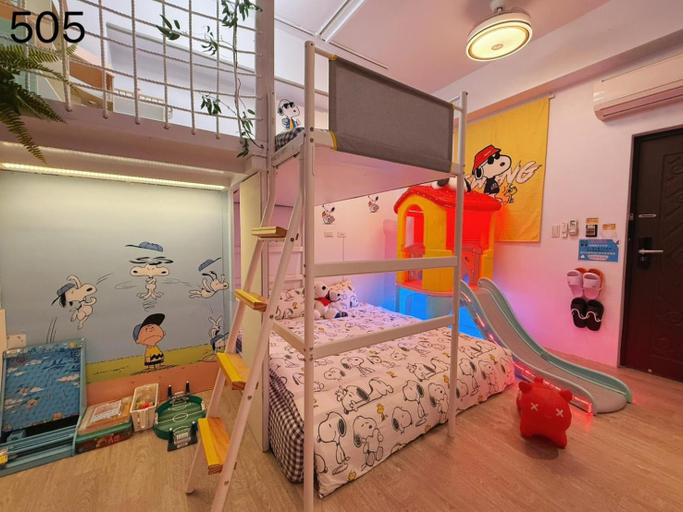 Bedroom 3, Ho-Li Safety Parent-Child Inn, Taichung
