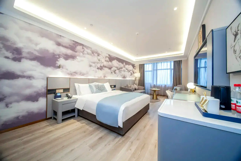 Bedroom 3, Nanjing Lishui High-speed Railway Station Lan'ou International Hotel, Nanjing