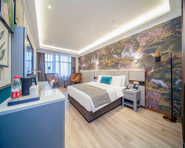 Bedroom 2, Nanjing Lishui High-speed Railway Station Lan'ou International Hotel, Nanjing