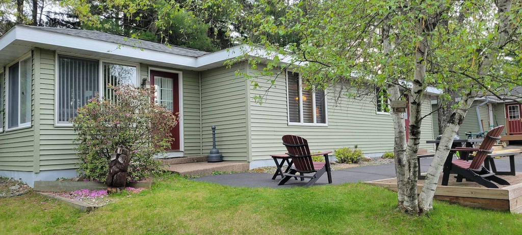 BBQ/picnic area, Nitschke's Resort Cabin #7 - Pet Friendly, Oneida