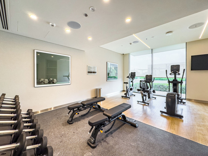 Fitness facility 4, Superhost 1BR Near Dubai Hills Mall, Dubai