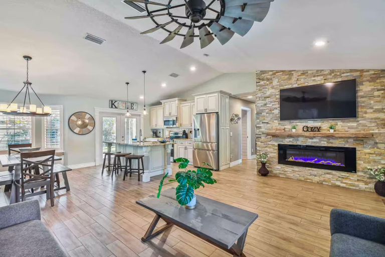 Interior 2, Spacious Coastal Home in St. Augustine Pool, Outdoor Oasis & Private Suite, Saint Johns