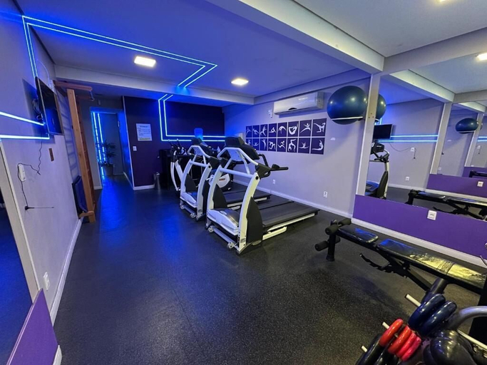 Fitness facility, Flat completo no Centro de Floripa, Florianopolis