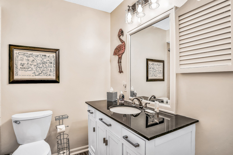 Bathroom 2, Quiet Coastal Escape Within Walking Distance to Beach With Shared Pool, Nassau