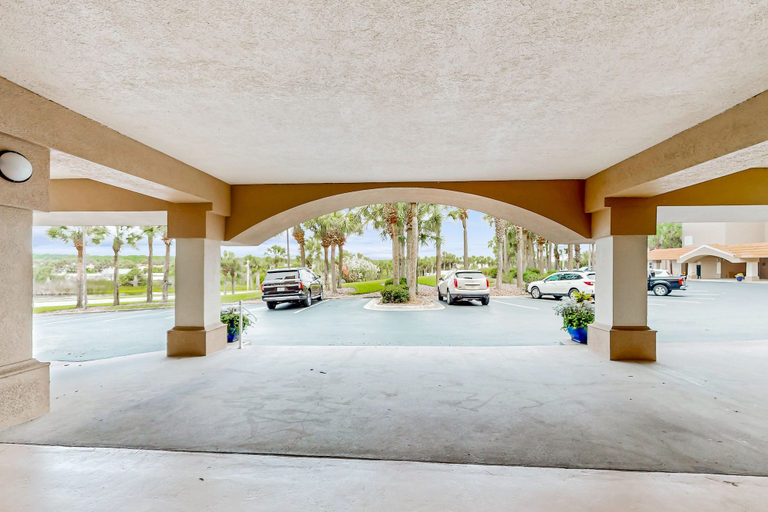 Parking, Seaside Serenity: Beachfront Haven in Palm Coast With Resort Amenities, Flagler
