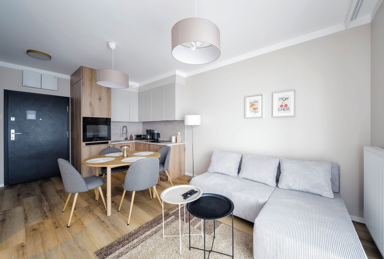 Living room 4, RentPlanet - Apartament Marcelińska, Poznań City