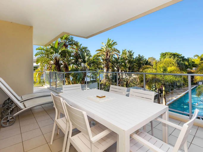 Balcony, Bali Resort 2BRM Pool View - 1202, Tweed Heads