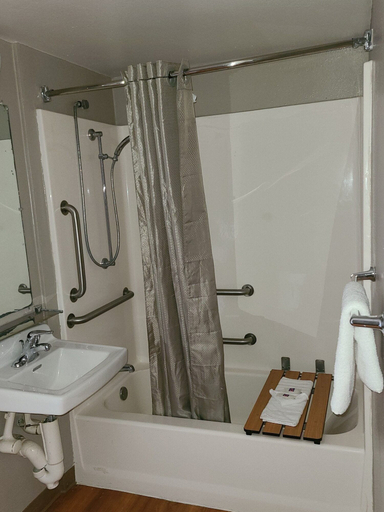 Bathroom 3, Motel 6 Laurel, DC - Washington Northeast, Anne Arundel