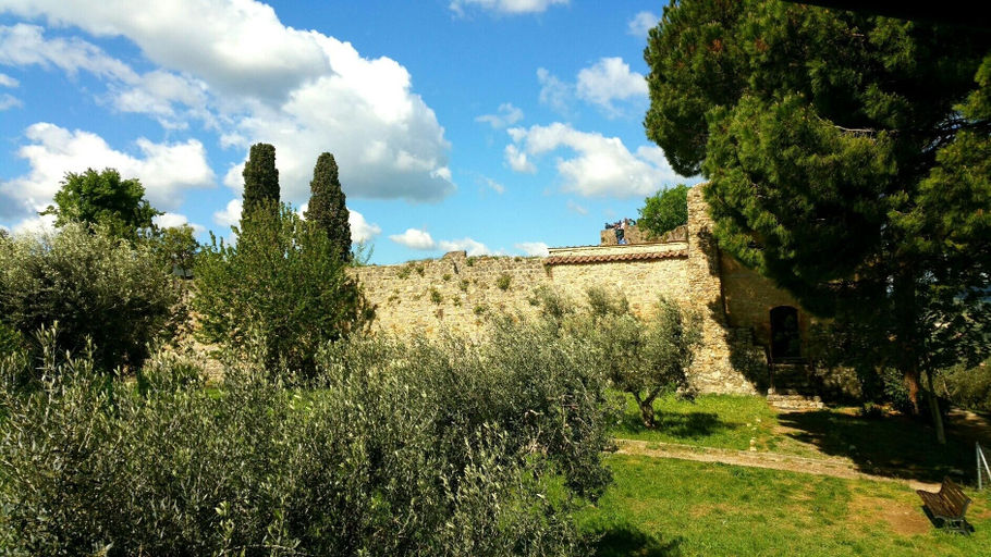 View from room, La Rocca Romantica, Siena