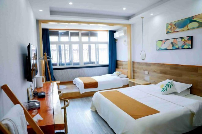 Bedroom 3, Wuzhen Chaifeng Homestay, Jiaxing