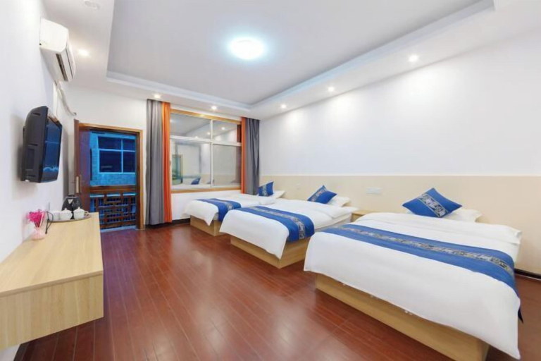Bedroom 3, Phoenix Yue Slow River View Inn, Xiangxi Tujia and Miao