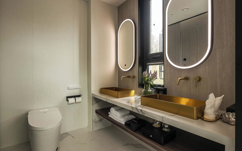 Bathroom 2, Beijing Nanshan Yanyu Song Hot Spring Holiday Homestay, Beijing