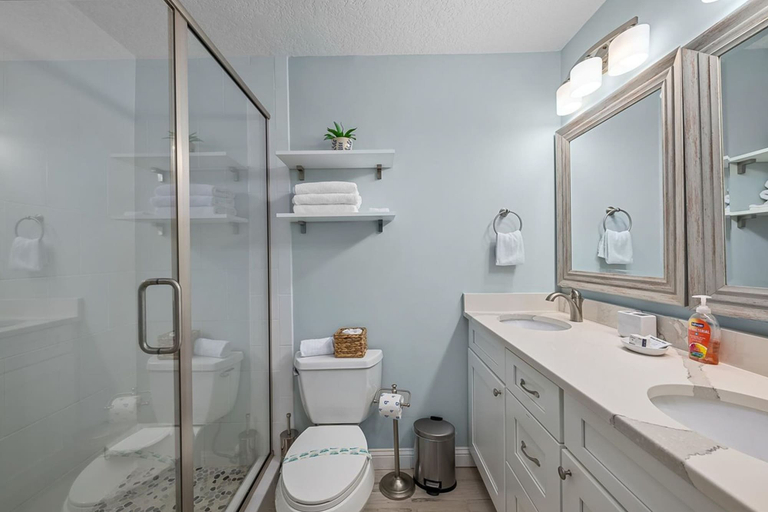 Bathroom 5, Lovely Ocean-view Condo With Pools, hot Tubs, Private W/d, & Central AC, Saint Johns
