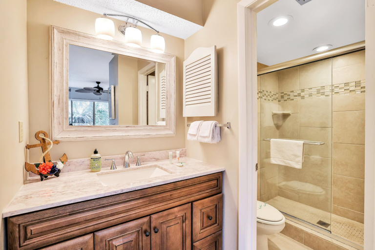 Bathroom 4, Third Floor Condo With Shared Pool, Free Wifi, Central AC, & Shared Tennis, Saint Johns
