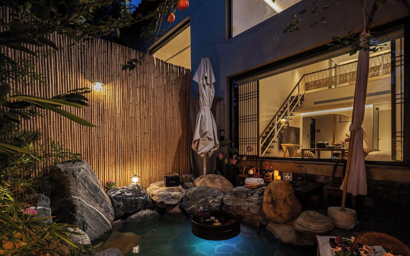 Deep soaking bathtub 3, Beijing Nanshan Yanyu Song Hot Spring Holiday Homestay, Beijing
