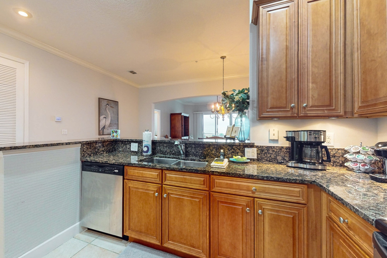 Private kitchen 2, Oceanview Condo With Resort Amenities, Balcony and Private Beach Access, Flagler