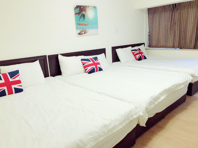 Bedroom 2, Jojo Ximending /24-hour check-in/elevator/WiFi/central Ximending, Taipei City