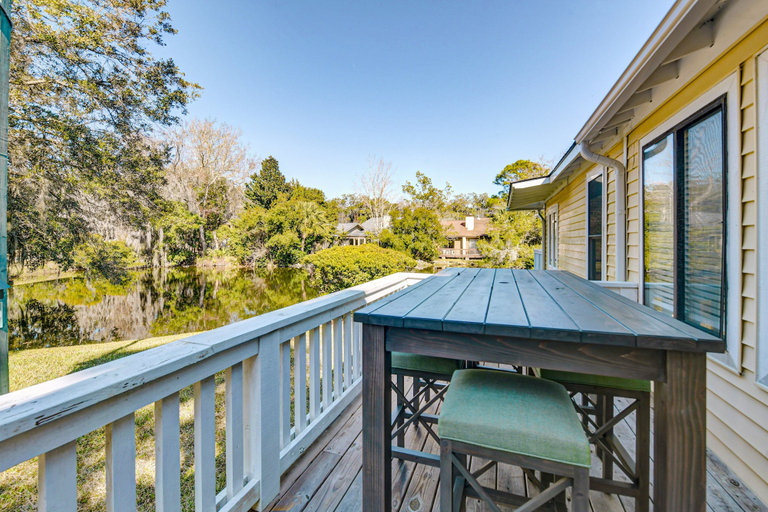 View from room, Sleek Golf-front Condo With a Washer/dryer, Deck, & Central AC - dog Friendly, Glynn