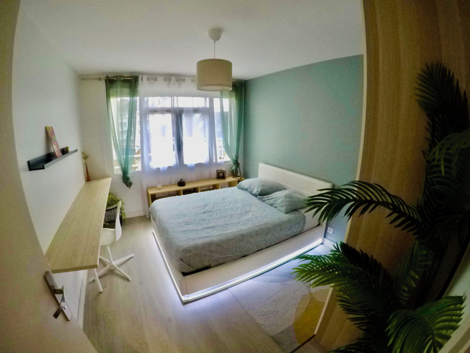 Bedroom 2, Charming and Cosy rooms Nantes, Loire-Atlantique