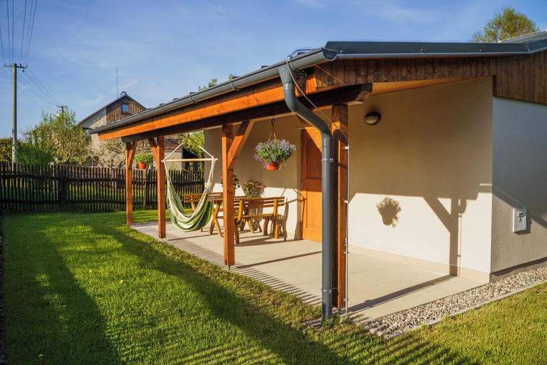 Terrace/patio, Vlaštovčí recreation area, Česká Lípa