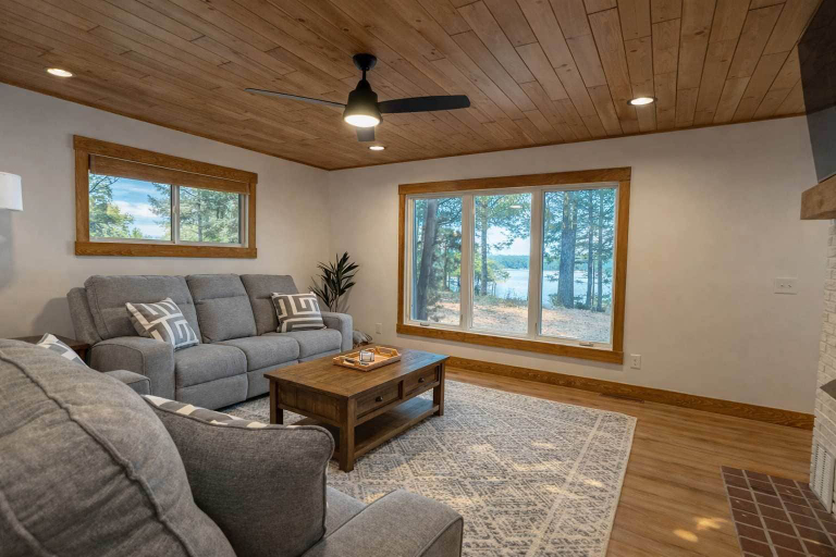 Living area 5, Moss Lake Lookout: PET Friendly, Vilas