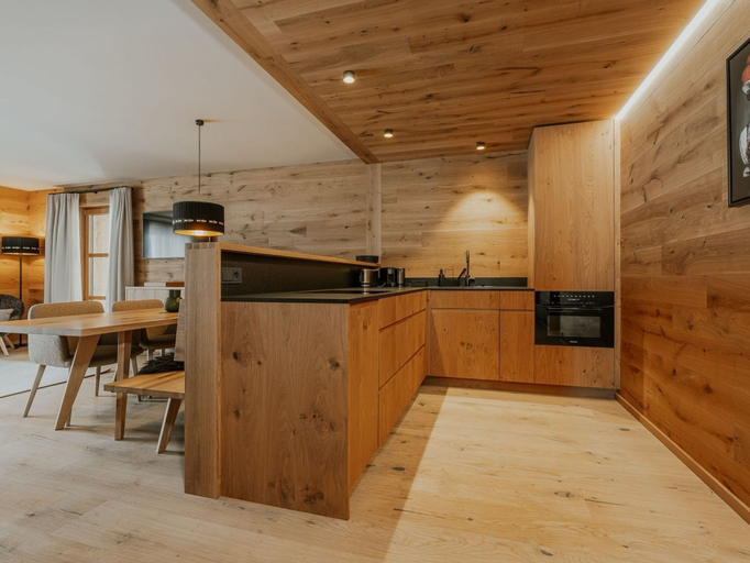 Private kitchen 2, Almrausch Lech Apartments, Bludenz