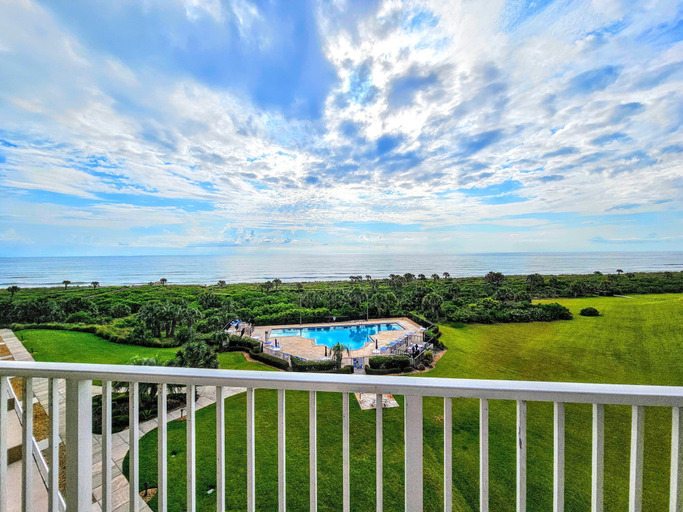 View from room 3, Breathtaking 5th Floor Ocean Views. Corner Unit Wraparound Balcony! 3 Pools, Flagler