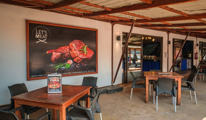 Outdoor dining 4, KAMPI YA BOMA, Kolwezi