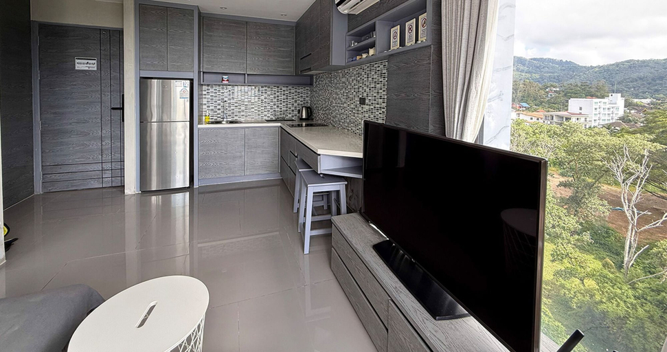 Living room, Citygate Kamala 1Br Altitude Suite, Phuket Island