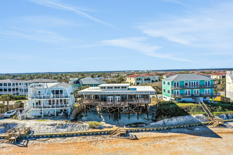 Exterior 4, Gorgeous Beachfront Home With Inviting Deck & Patio, Hammock, Amazing Views, Saint Johns