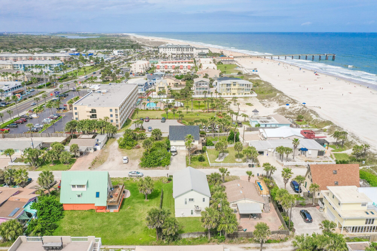 Exterior & Views 1, Two-level Home With Partial Ocean View, Balcony, Wifi, & W/D - Walk to the Beach, Saint Johns