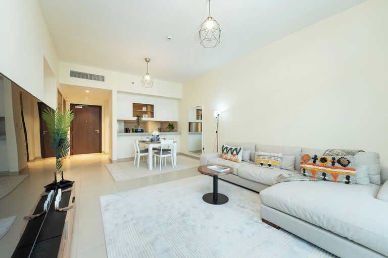 Living area 5, PVH - Acacia - Spacious 1BR - Park Front, Dubai