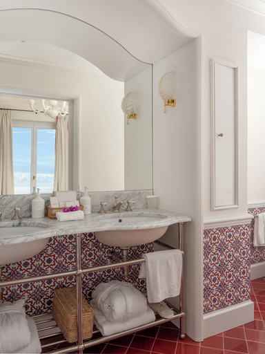 Bathroom 2, Villa Helios Capri, Napoli