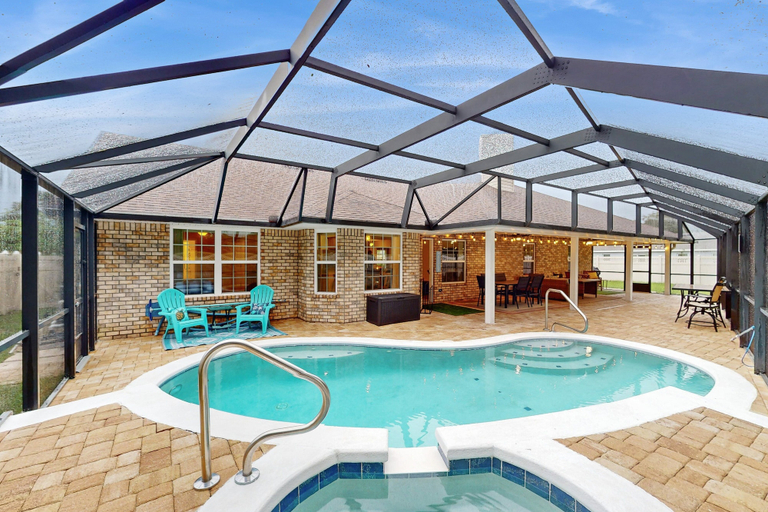 Pool 2, Spacious Home With Private Pool,spa, Gas Grill and Patio, Flagler