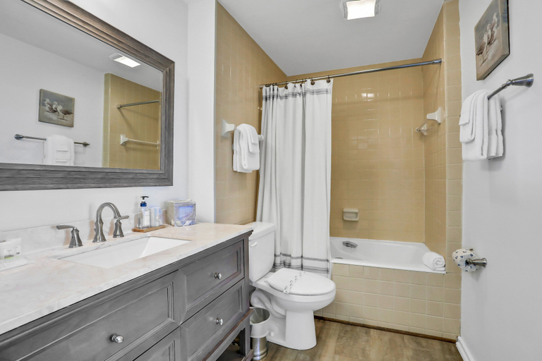 Bathroom 2, Gorgeous Beachfront Home With Inviting Deck & Patio, Hammock, Amazing Views, Saint Johns