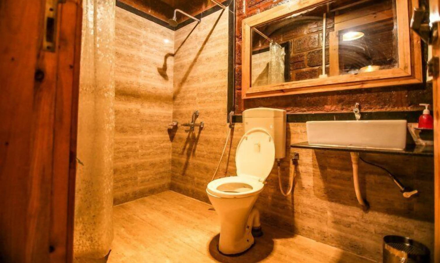 Bathroom, JV Cottages, Pune