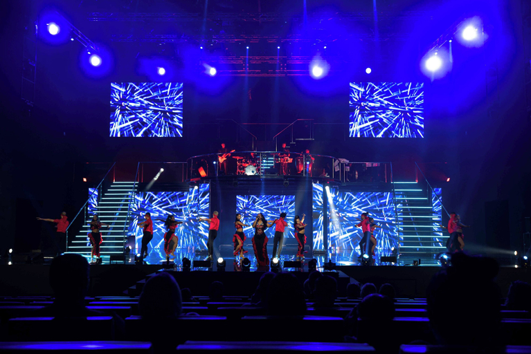 Theater show, Lopesan Caoba Lagoon Resort, Spa & Casino, Salvaleon de Higuey