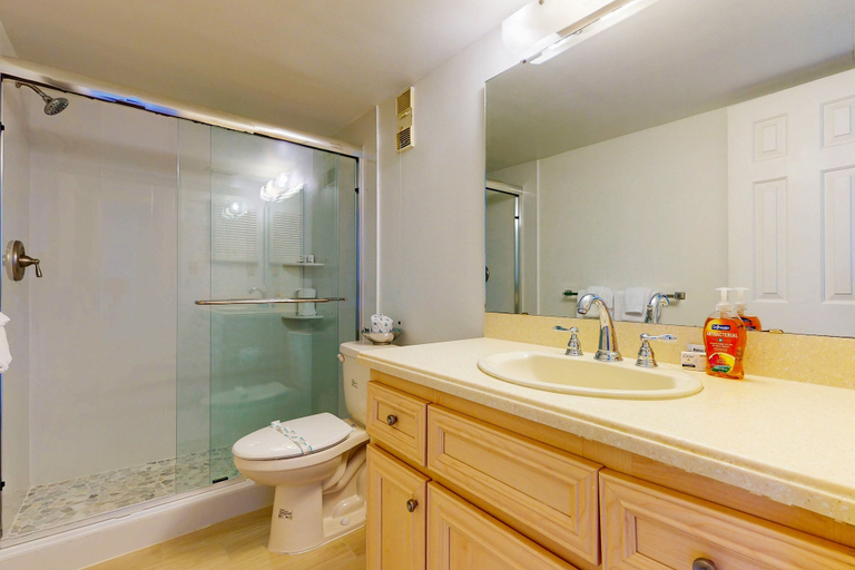 Bathroom 5, Oceanfront Condo With Pool, Ocean Views, and Washer/dryer, Saint Johns
