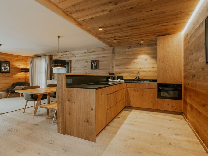 Private kitchen 3, Almrausch Lech Apartments, Bludenz