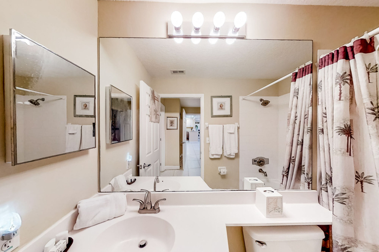 Bathroom 3, Oceanfront, 2nd-floor Condo With Balcony, Hdtvs, Wifi, AC & Shared Pool, Nassau