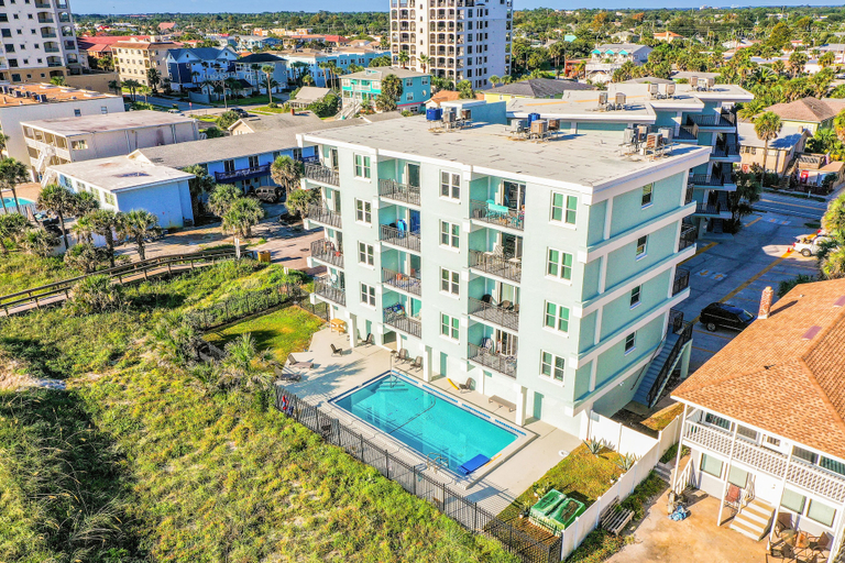 Aerial view 2, Oceanfront Condo With Pool, Amazing View, Balcony & Beach Access, Duval