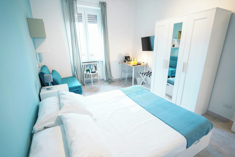 Bedroom 3, Salotto Tiburtino rooms, Roma