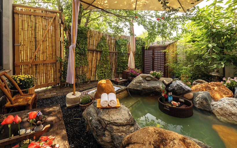 Deep soaking bathtub 4, Beijing Nanshan Yanyu Song Hot Spring Holiday Homestay, Beijing