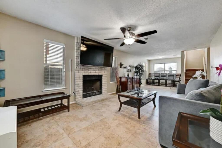 Living room 4, Modern Pflugerville Home Near Austin, Travis