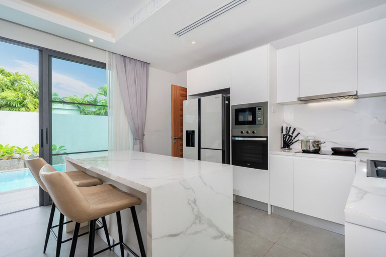 Private kitchen 3, Nicky Elegant 3Br Pool Villa Bangtao, Pulau Phuket