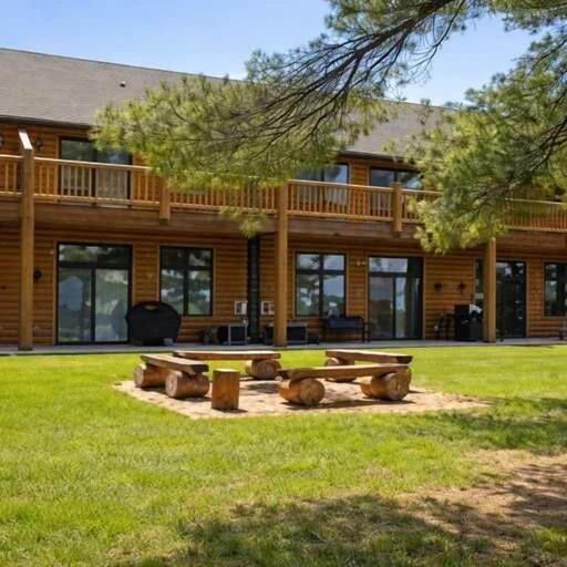 Outdoor dining, Minocqua Lake Condo B10, Oneida