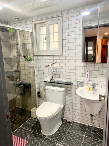 Bathroom, UrbanExit Homestay - 4F (Half House), Gangnam